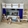 Двухъярусная кровать Фортуна 180х80 (белый + дуб сонома) от Династия Kids