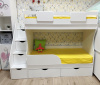 Кровать двухъярусная Альфа МИНИ 160х80  от Династия Kids