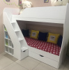 Двухъярусная кровать Умка-2 180х80 (цвет белый) от Династия Kids
