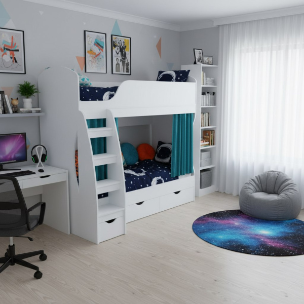 Двухъярусная кровать коллекции Умка 180х80 от Династия Kids