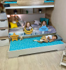 Кровать БИГ 120х200 (дуб сонома+белый)  от Династия Kids