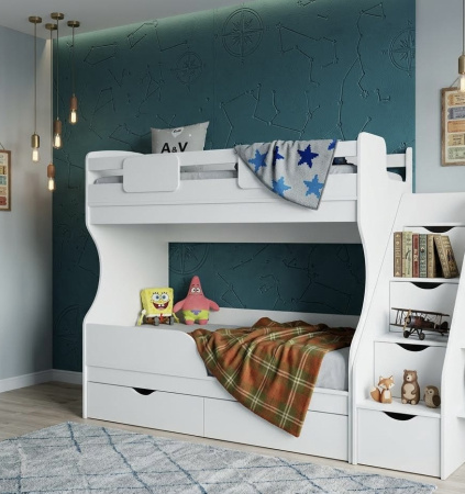 Двухъярусная кровать Альфа МИНИ 160х80  от Династия Kids
