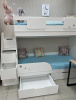 Двухъярусная кровать Дуэт 180х80   от Династия Kids