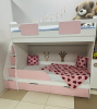 Кровать двухъярусная Дуэт 180х80 (белый + айскрим) от Династия Kids